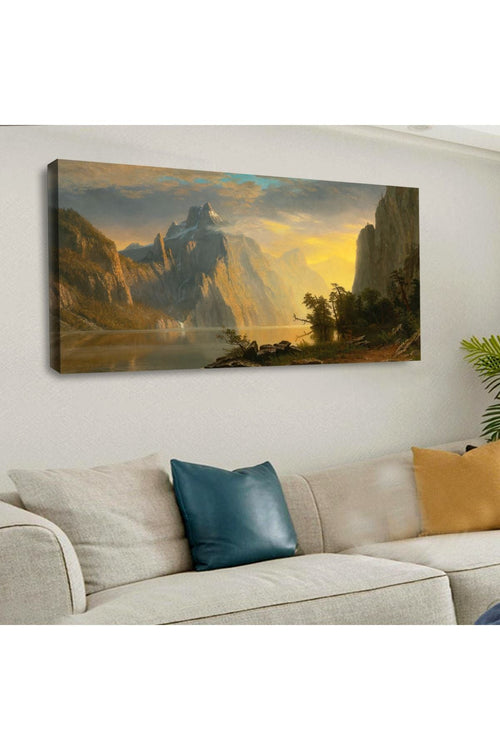Kanvas Dağ Manzara Tablo