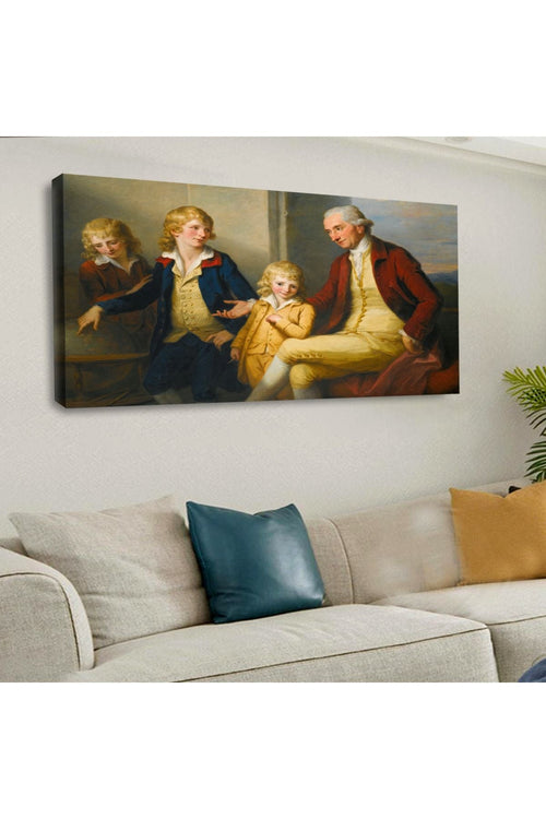 Kanvas Ortaçağ Ingiltere Tablo