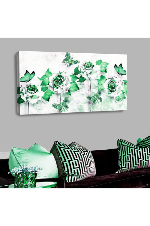 İntroya Kanvas Modern Çiçek Tablosu