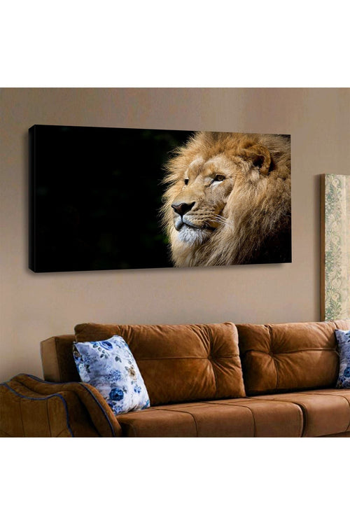 İntroya Aslan Kanvas Tablo Kvs015