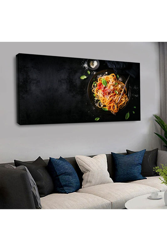 Kanvas Spagetti Tablo