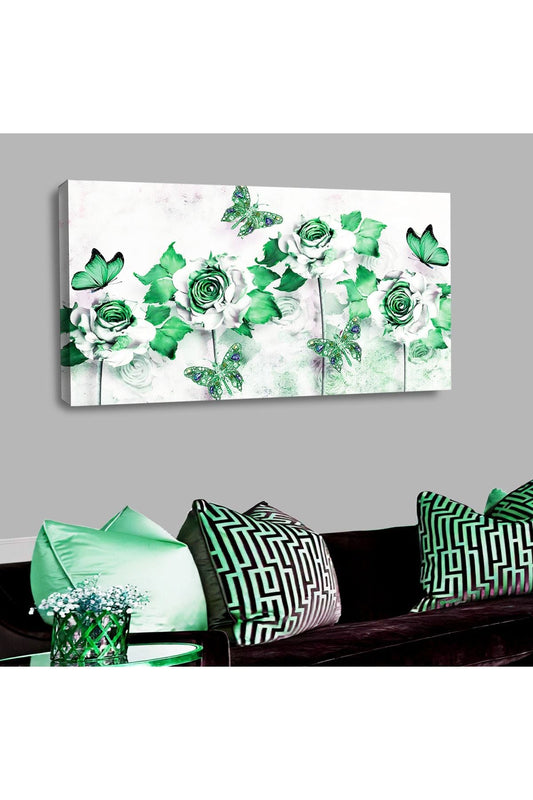 İntroya Kanvas Modern Çiçek Tablosu