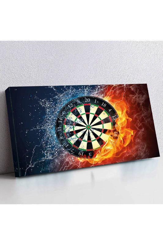 Kanvas Ateşli Dart Tablosu