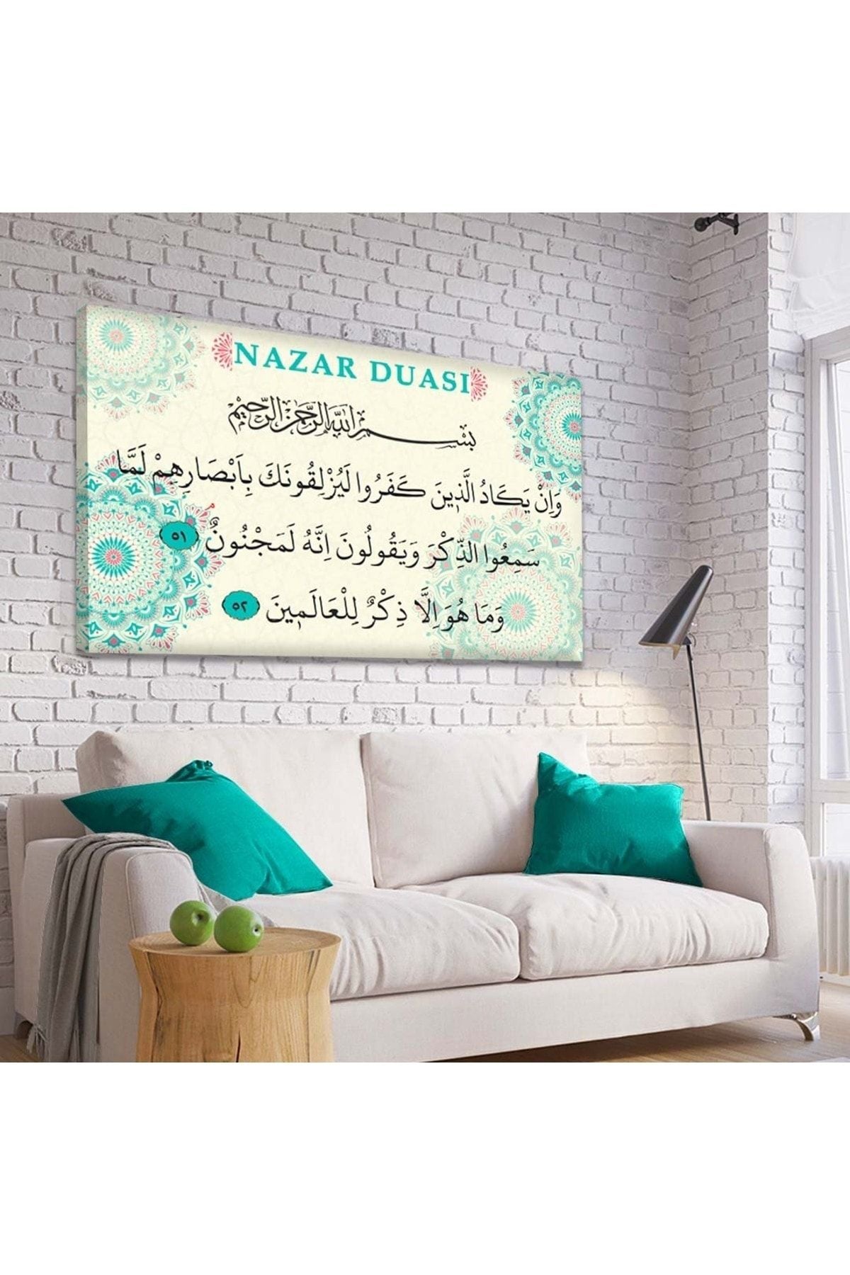 Nazar Duası Kanvas Tablo
