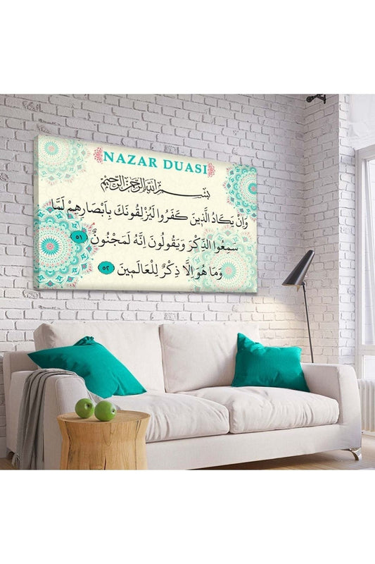Nazar Duası Kanvas Tablo