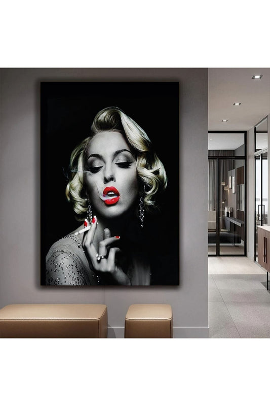 Marilyn Monroe Güzellik Kanvas Tablo