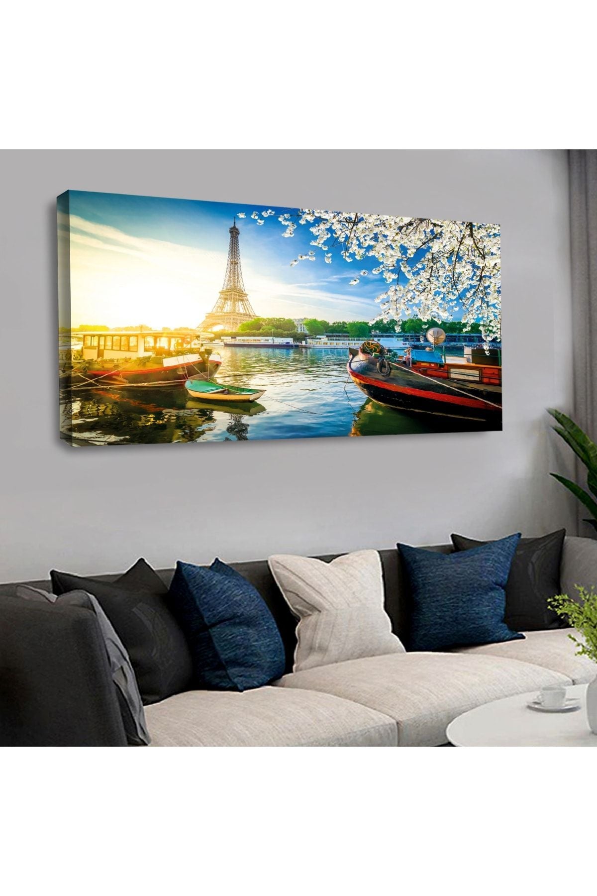 Kanvas Eiffel Manzara Tablo