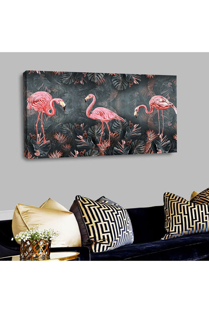 Kanvas Flamingo Tablosu