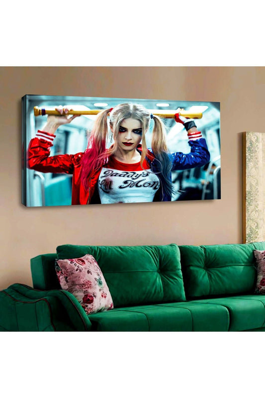 İntroya Kanvas Harley Quin Tablosu