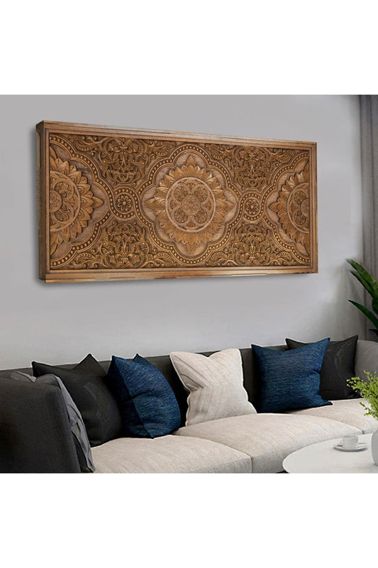 Kanvas Desenli Motif Tablo