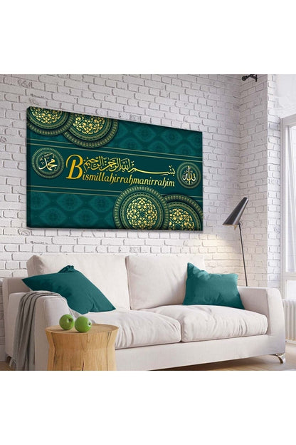 Bismillahirrahmanirrahim Dini Kanvas Tablo